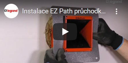 Instalace EZ Path průchodky do příčky